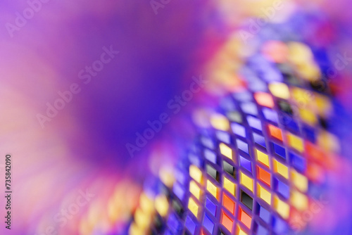 3D rendering. Colorful   geometric pattern.  Minimalistic pattern of simple shapes. Bright creative symmetric texture