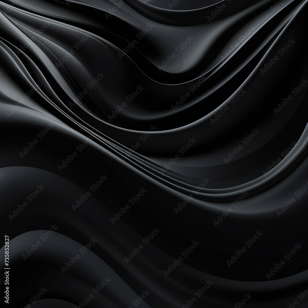 Smooth black liquid vector background Generative Ai Smooth black liquid vector background Generative Ai