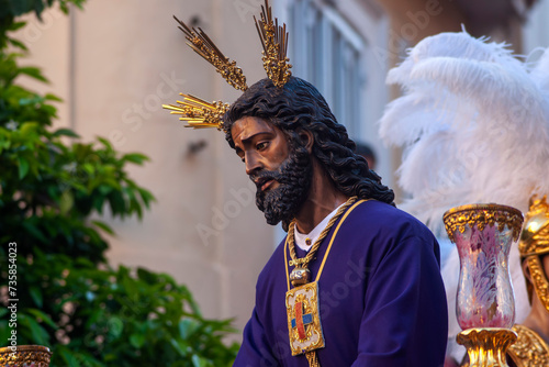 Paso de Misterio de la hermandad de Jesús cautivo de San Pablo, semana santa en Sevilla 