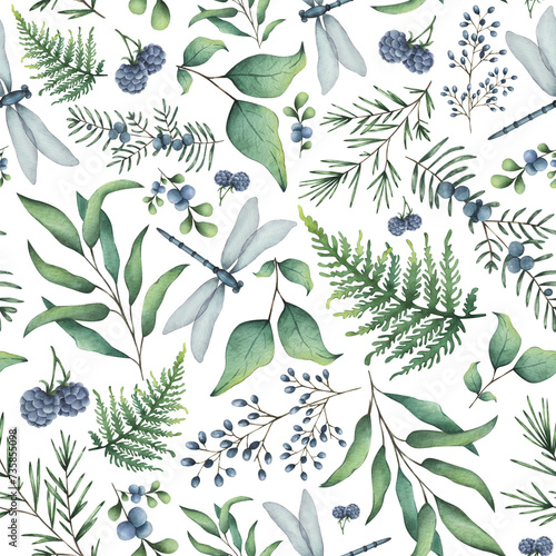 pattern fairy tale of the forest, forest 