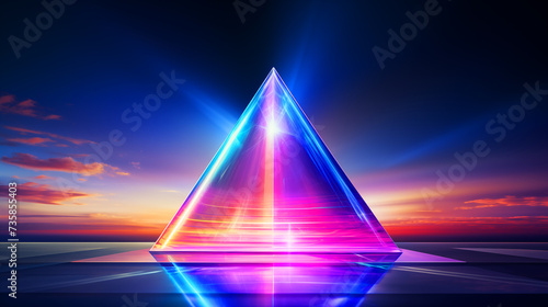 Crystal rainbow lights effect, bright ray or beam glowing light. Flare reflection from prism or diamond. 3d gem shining iridescent glare. Lens colorful vector diamond light