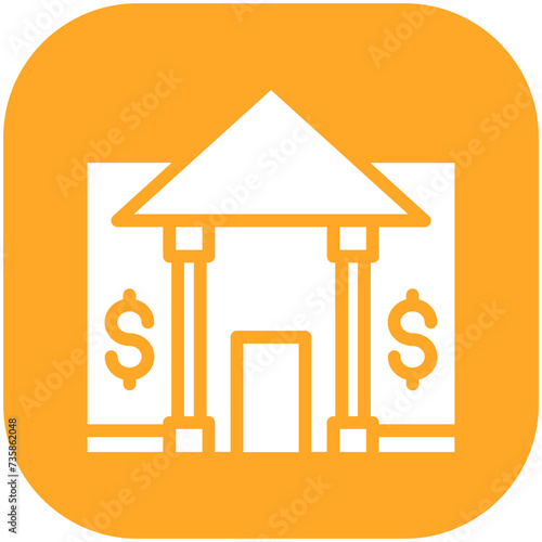 Banking vector icon illustration of Finance and Money iconset.