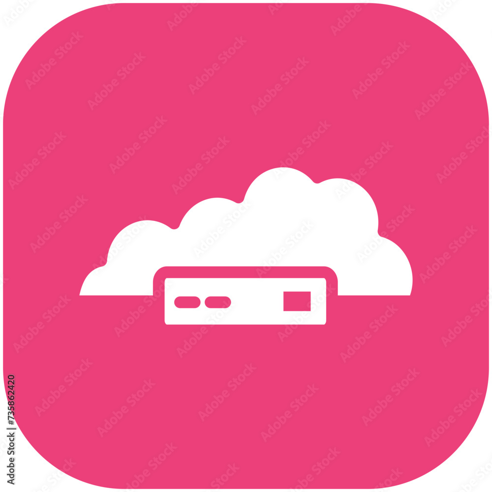 Cloud Images Icon vector icon illustration of Networking and Data Sharing iconset.