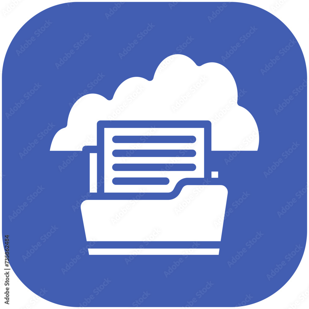 Cloud File Icon vector icon illustration of Networking and Data Sharing iconset. Cloud File Icon vector icon illustration of Networking and Data Sharing iconset.