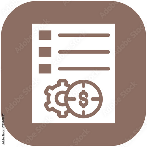 Project Requirements vector icon illustration of Project Management iconset.