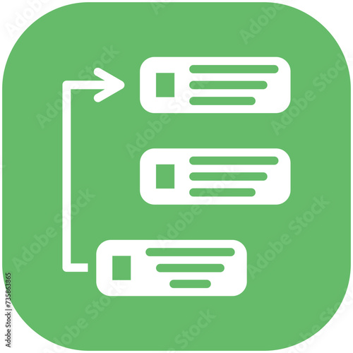 Prioritize vector icon illustration of Project Management iconset.