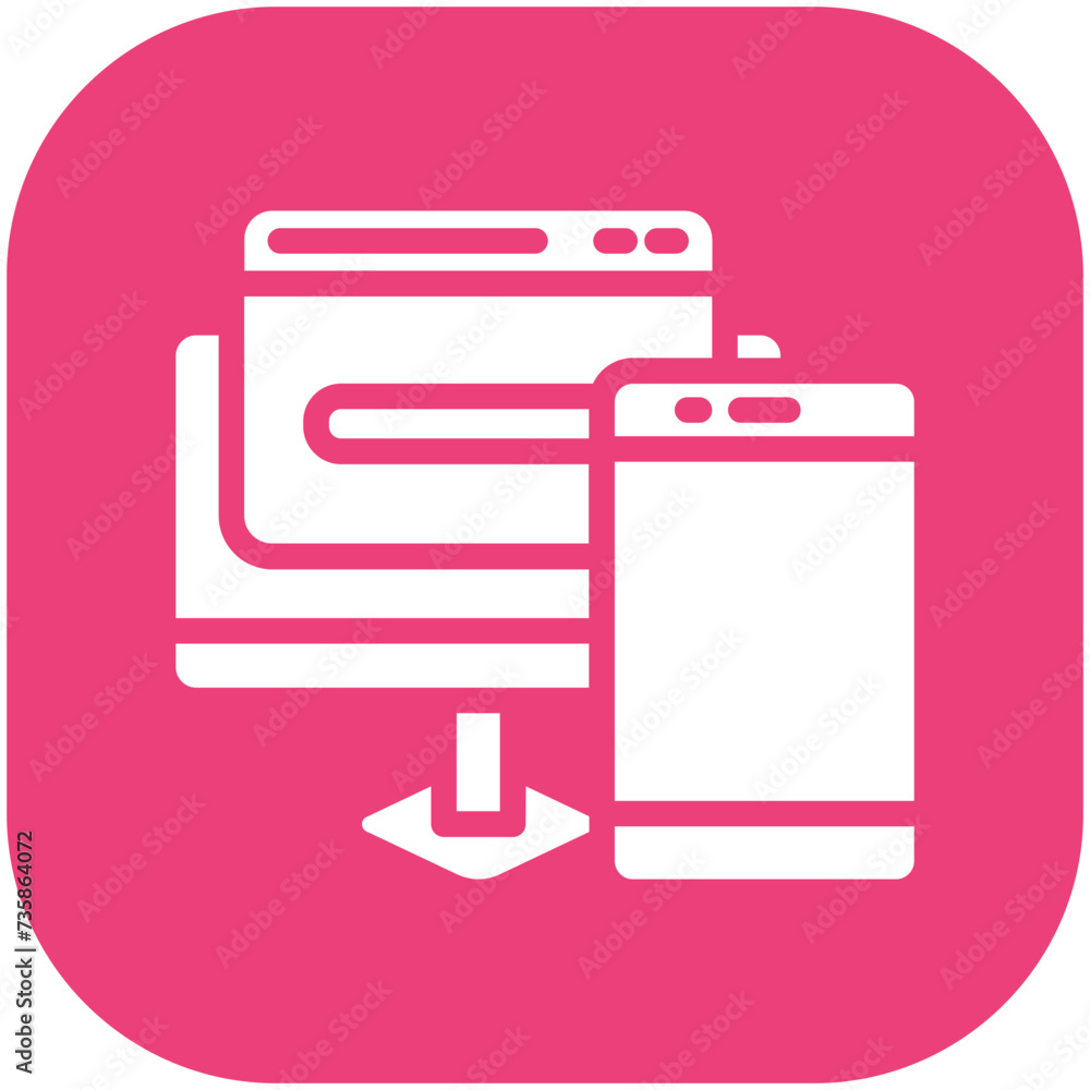 Responsive Design vector icon illustration of Seo and Web iconset. Responsive Design vector icon illustration of Seo and Web iconset.