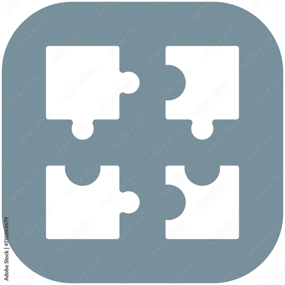 Puzzle vector icon illustration of Online Marketing iconset. Puzzle vector icon illustration of Online Marketing iconset.