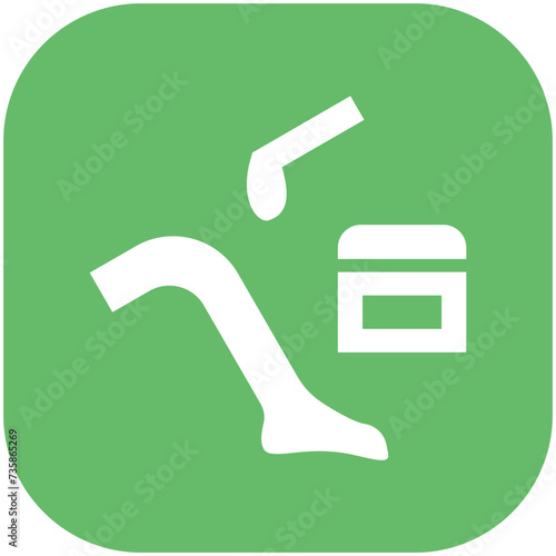 Waxing vector icon illustration of Spa iconset.