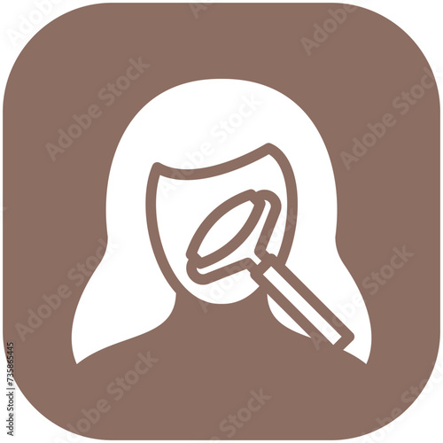 Face Roller vector icon illustration of Spa iconset.