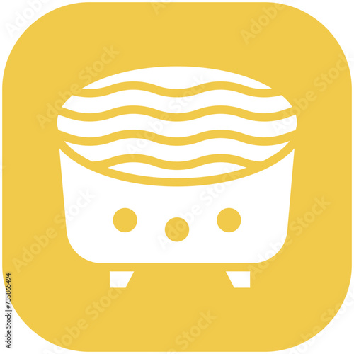 Jacuzzi vector icon illustration of Spa iconset.