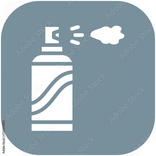 Aerosol vector icon illustration of Pollution iconset.