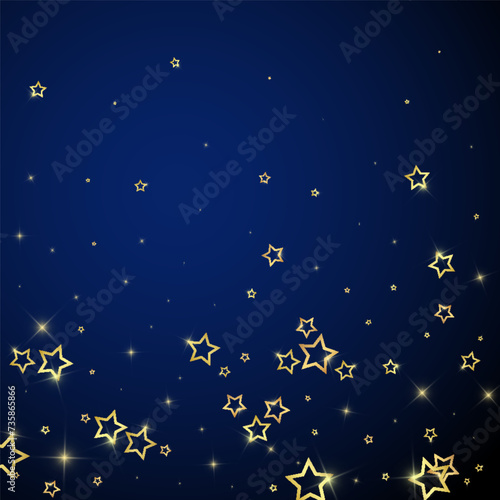 Starry night fairy tale background.