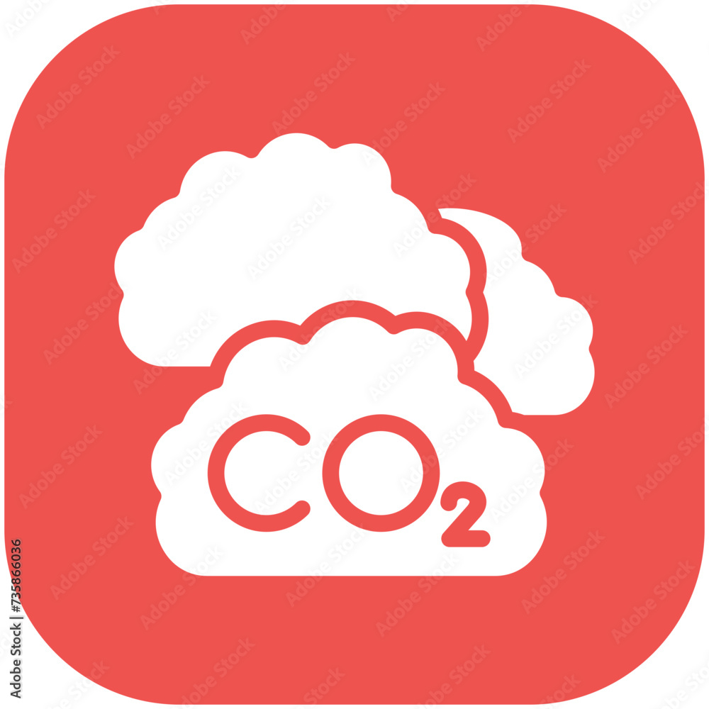 Carbondioxide vector icon illustration of Pollution iconset. Carbondioxide vector icon illustration of Pollution iconset.