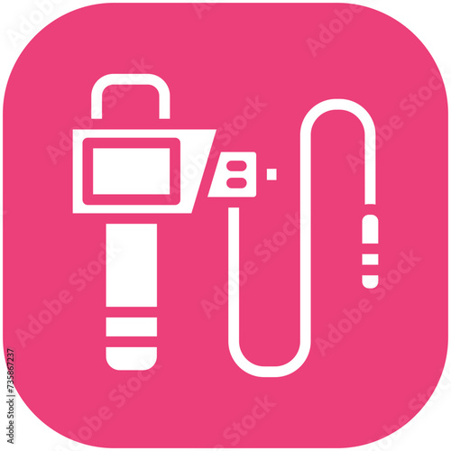Colonoscopy vector icon illustration of Health Checkup iconset.