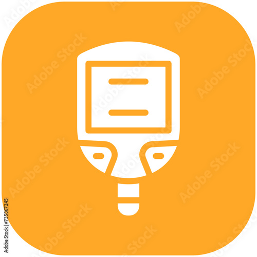 Glucose Checkup vector icon illustration of Health Checkup iconset.