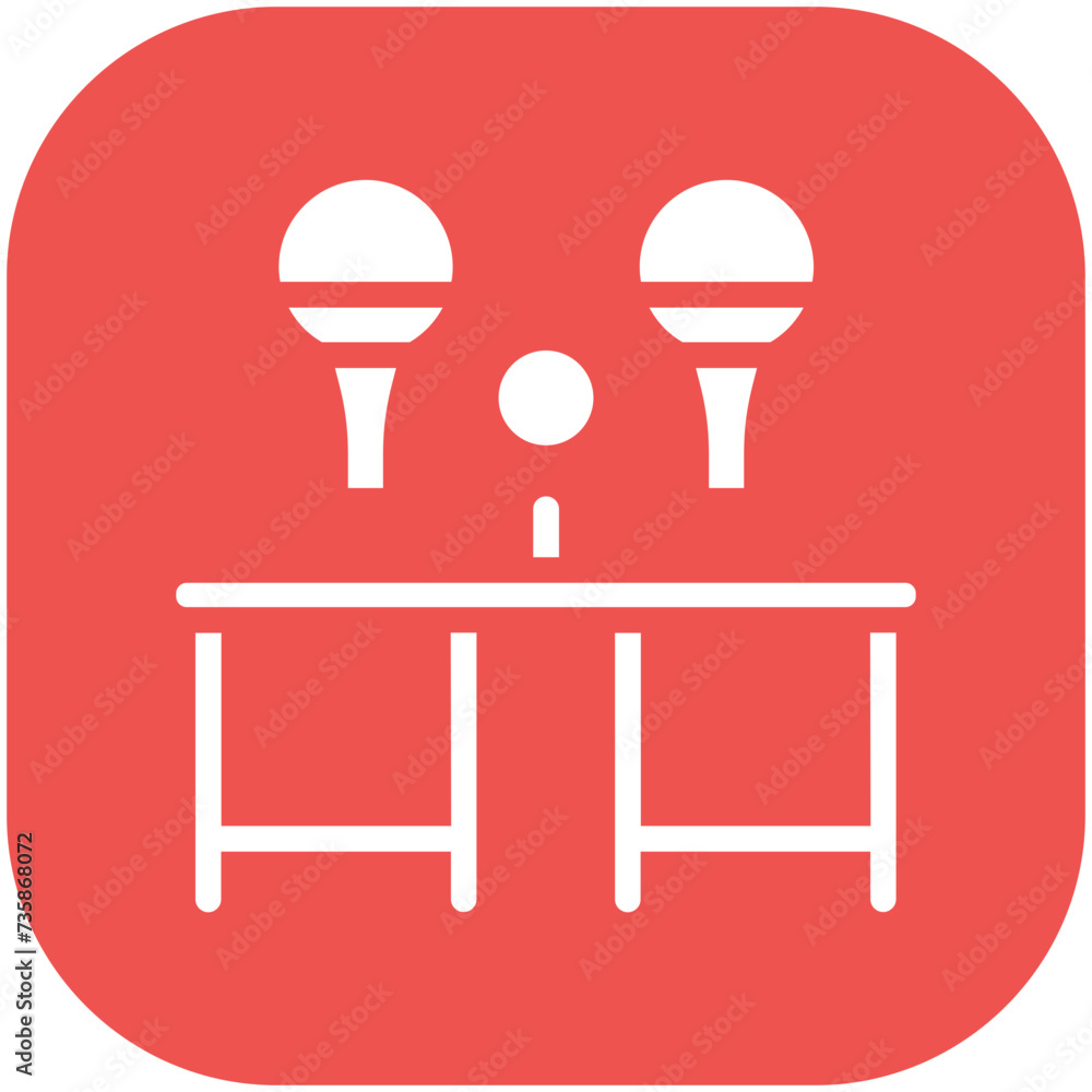 Table Tennis vector icon illustration of Olympics iconset. Table Tennis vector icon illustration of Olympics iconset.