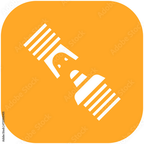 Safety Belt vector icon illustration of Auto Racing iconset.