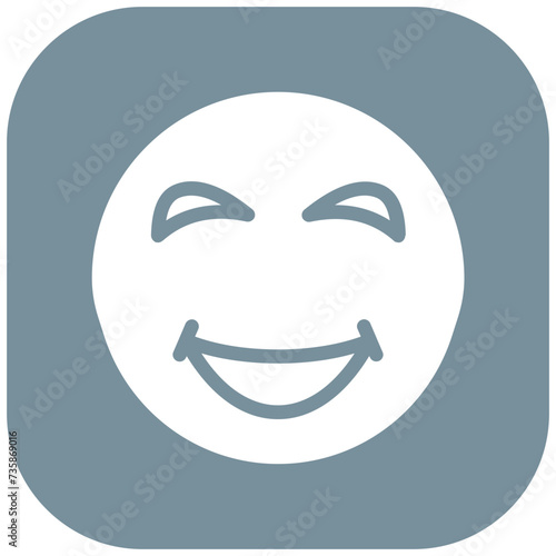 Face with Tears of Joy vector icon illustration of Emoji iconset.