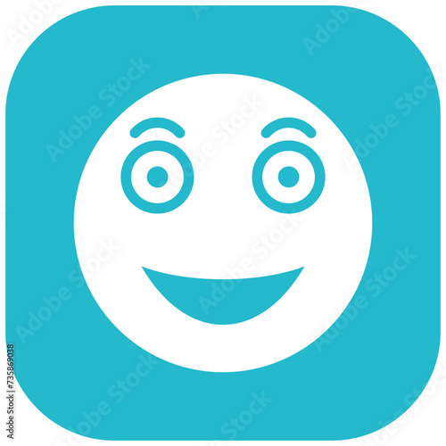 Grinning Face vector icon illustration of Emoji iconset.