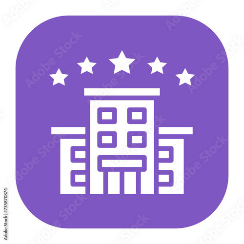 5 Star Hotel Icon