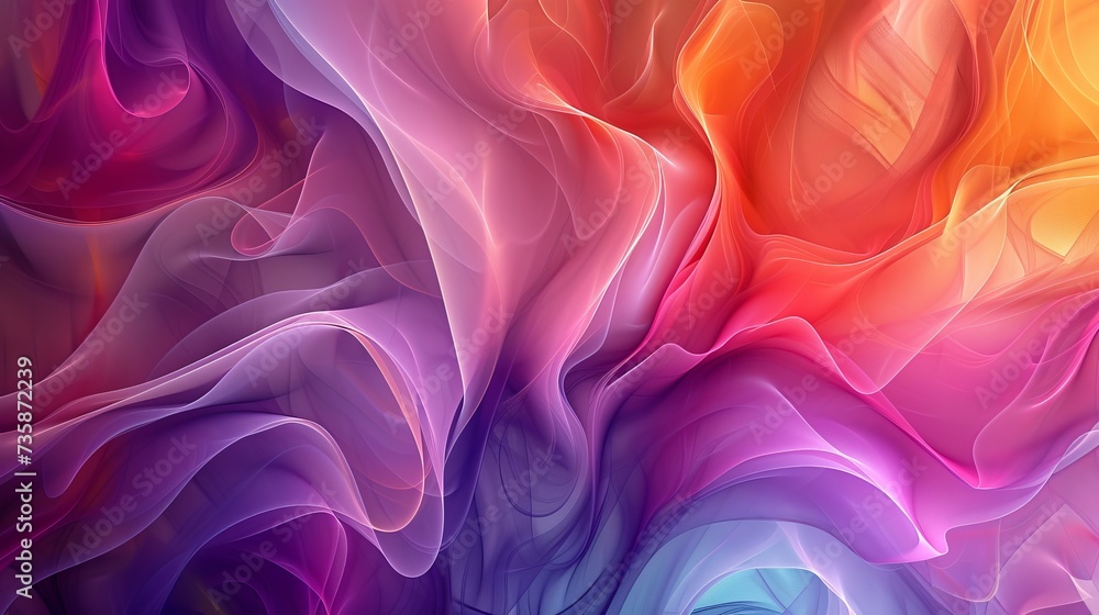 Fototapeta premium Abstract Artwork with Gradient Elements