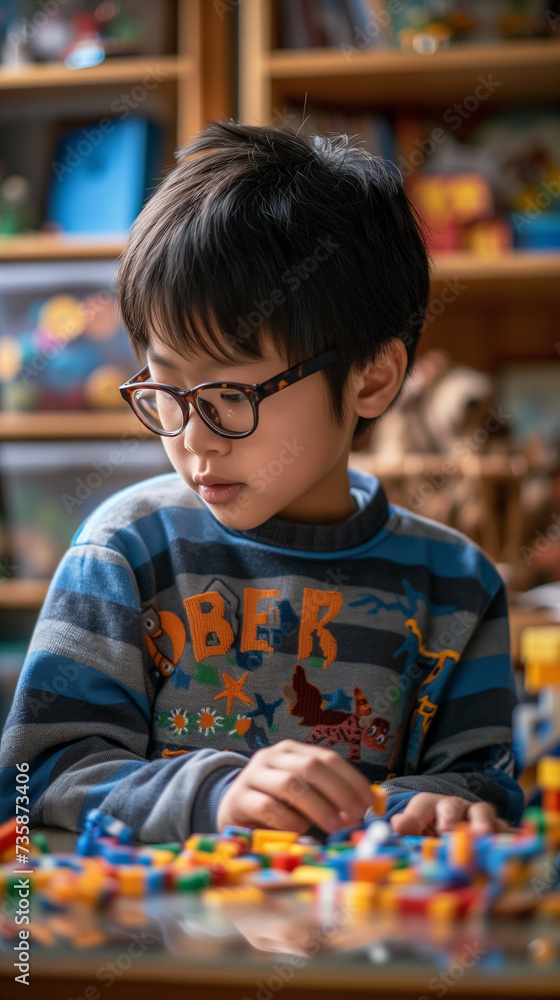 kid playing with toys,ai kid playing with toys,ai