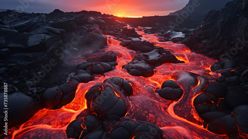 Active lava