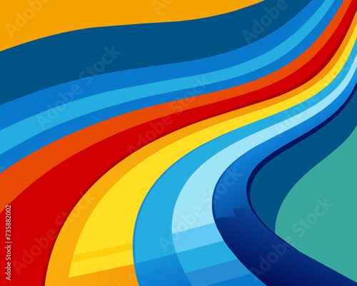 abstract background geometric futuristic colorful beautiful amazing unreal bright figurative