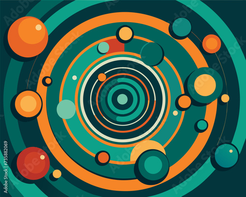 abstract background geometric futuristic colorful beautiful amazing unreal bright figurative