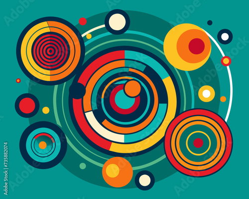 abstract background geometric futuristic colorful beautiful amazing unreal bright figurative