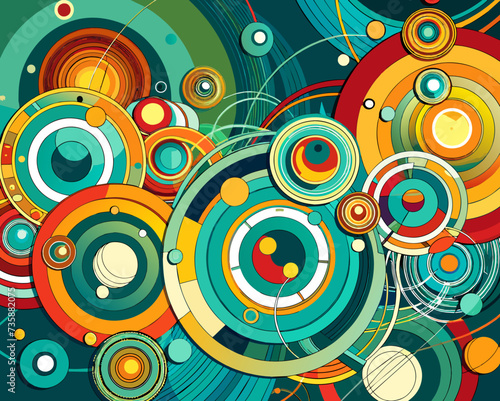 abstract background geometric futuristic colorful beautiful amazing unreal bright figurative