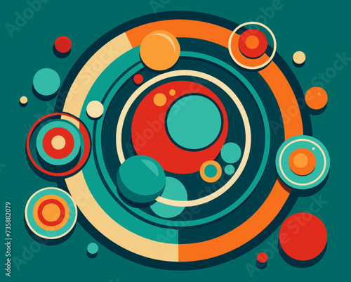 abstract background geometric futuristic colorful beautiful amazing unreal bright figurative