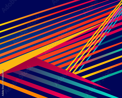 abstract background geometric futuristic colorful beautiful amazing unreal bright figurative