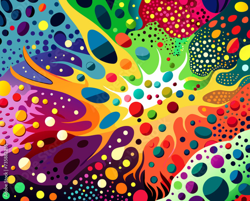 abstract background geometric futuristic colorful beautiful amazing unreal bright figurative