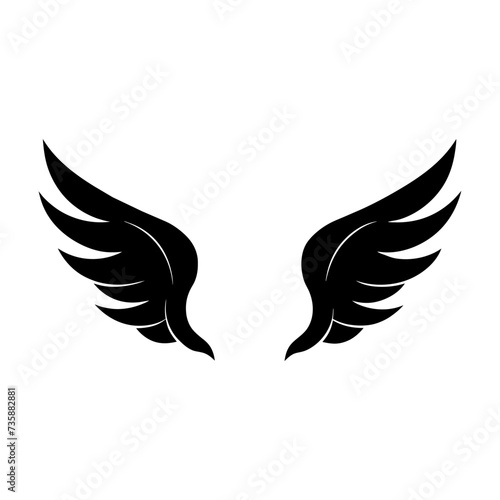 eagle wings vector 