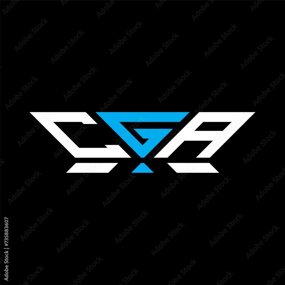 CGA letter logo vector design, CGA simple and modern logo. CGA luxurious alphabet design CGA letter logo vector design, CGA simple and modern logo. CGA luxurious alphabet design