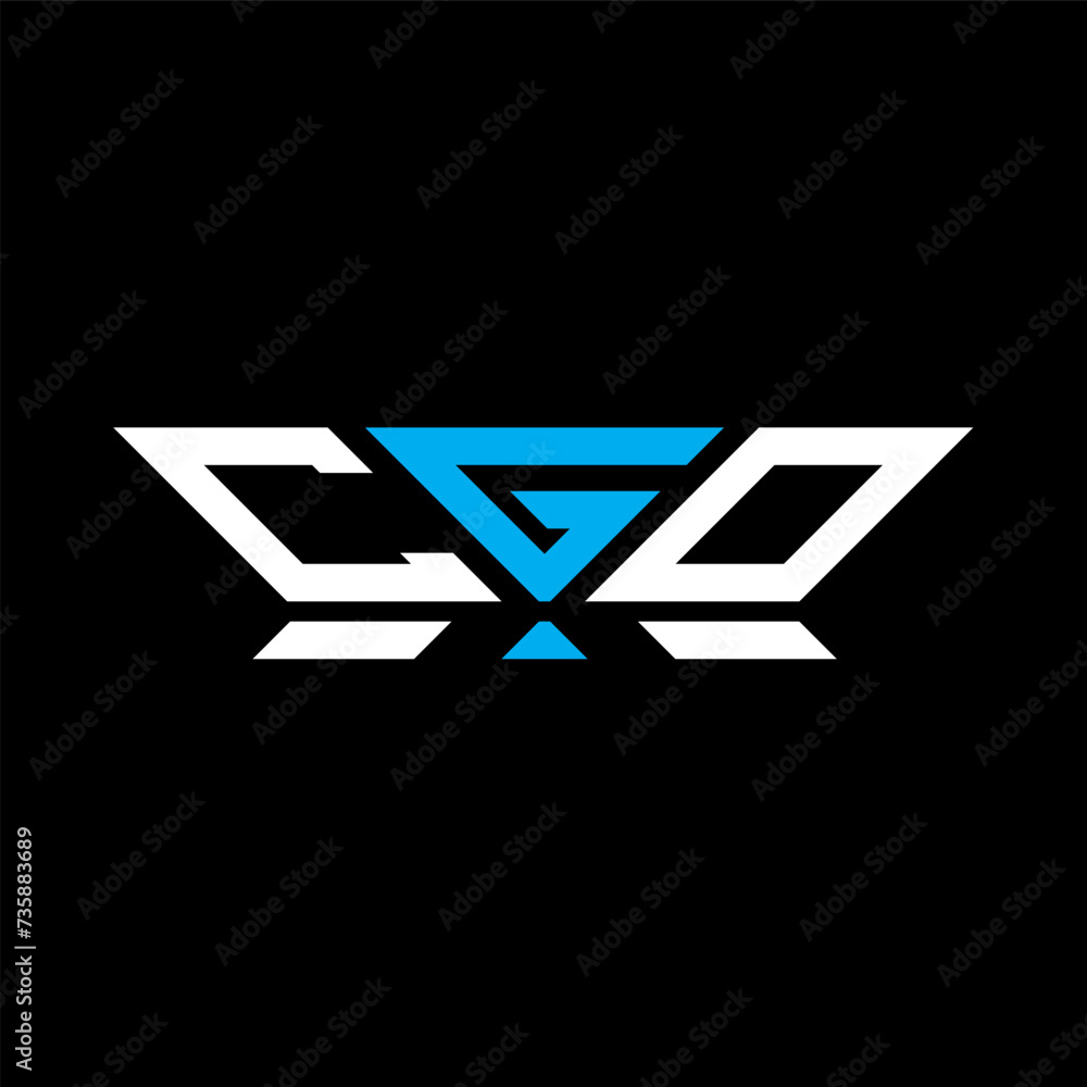 CGO letter logo vector design, CGO simple and modern logo. CGO luxurious alphabet design CGO letter logo vector design, CGO simple and modern logo. CGO luxurious alphabet design