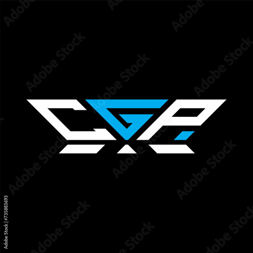 CGP letter logo vector design, CGP simple and modern logo. CGP luxurious alphabet design  