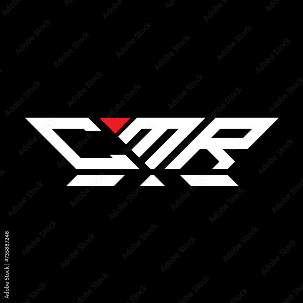 CMR letter logo vector design, CMR simple and modern logo. CMR luxurious alphabet design  
