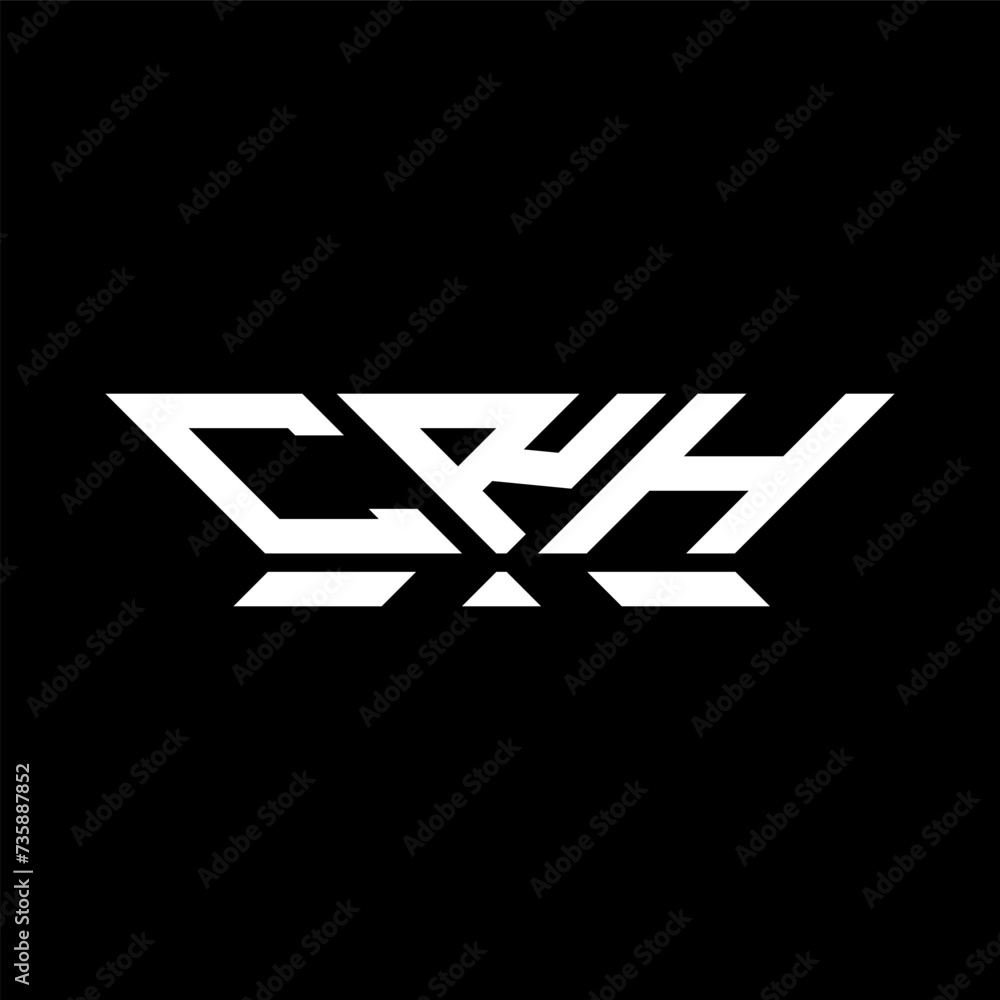 CRH letter logo vector design, CRH simple and modern logo. CRH luxurious alphabet design CRH letter logo vector design, CRH simple and modern logo. CRH luxurious alphabet design