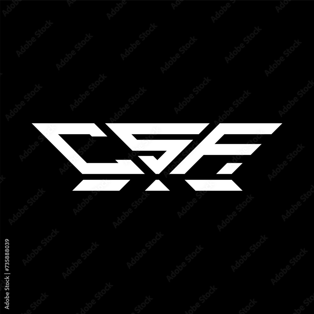 CSF letter logo vector design, CSF simple and modern logo. CSF luxurious alphabet design CSF letter logo vector design, CSF simple and modern logo. CSF luxurious alphabet design