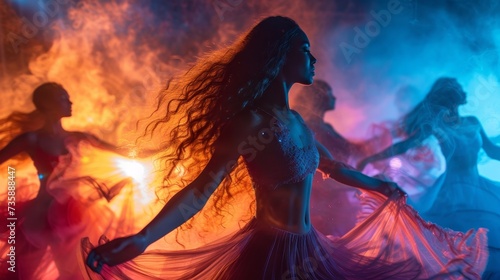 Flare of Passion in Dance Performance