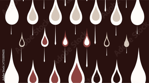 Power on and off icon. Outlines on an isolated background. Pouring paint/nail polish drips. Concept of medical holiday. Medical concept banners. Abstract healthcare for World Blood Donor Day.