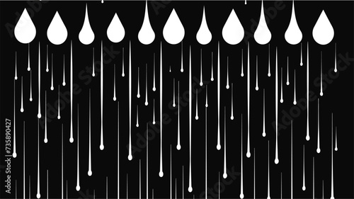 Vector background. Seamless pattern with rain drops. Scandinavian seamless pattern with raindrops. Seamless patterns. Blood drop vector icon. Seamless rain drops pattern background.