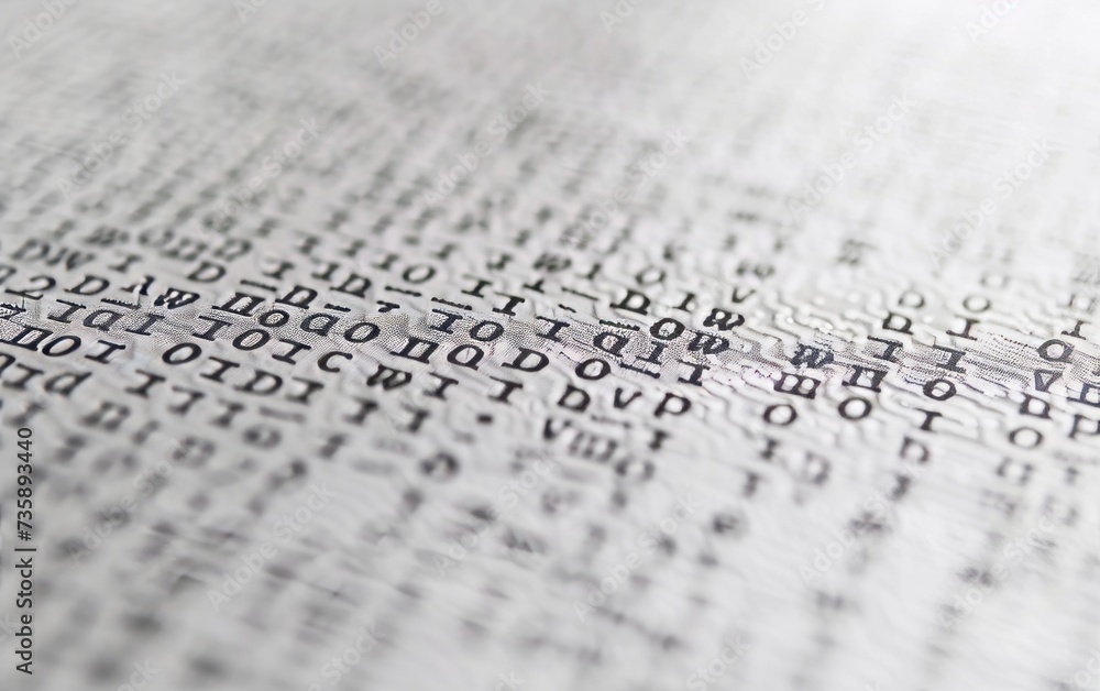 Encrypted Code,Cybersecurity Background. A close-up on seemingly random alphanumeric characters Encrypted Code,Cybersecurity Background. A close-up on seemingly random alphanumeric characters