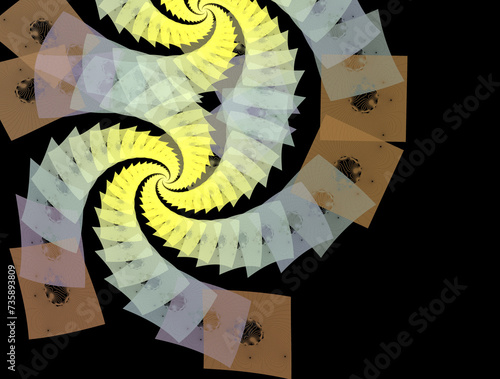 Imaginatory fractal abstract background Image