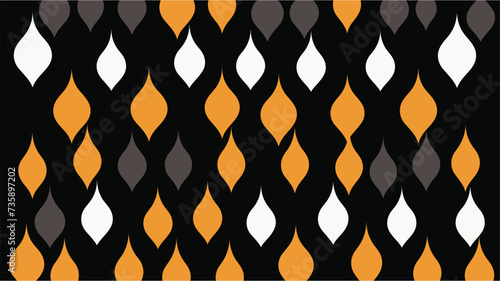 Colorful vertical stripes in triangle shapes. Seamless floral pattern. Ethnic motif. Backdrop in mix color. Abstract background with geometric seamless ornament. Pattern in swatch.