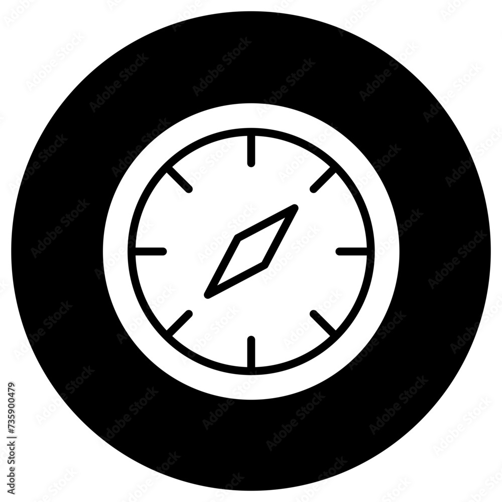 Compass Vector Icon Design Illustration Compass Vector Icon Design Illustration
