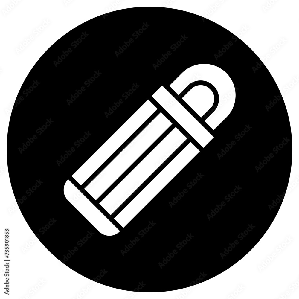 Sleeping Bag Vector Icon Design Illustration Sleeping Bag Vector Icon Design Illustration
